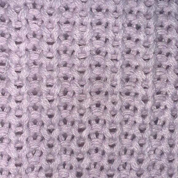 Derek Heart Lavender Cowl Neck Cable Knit Sweater Women’s Size M NWOT - Picture 6 of 14